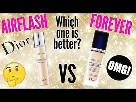 dior airflash vs makeup forever hd|Dior airflash foundation.